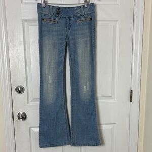 HYDRAULIC Low Rise Flare Y2K Jeans  cotton stretch size 11/12 Retro  2000s